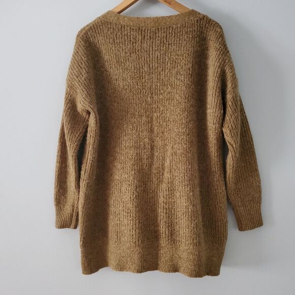 Free People Cloudy Day Cardigan in Camel Combo Size XS - Picture 4 of 5